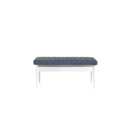 Conceptum Hypnose Trpezarijska klupa Vina 1048 110x48x40cm Belo-Tamnoplava