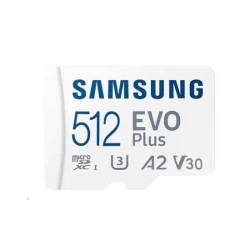 Samsung MB-MC512SA EVO PLUS MicroSD 512GB class 10 + Adapter Memorijska kartica