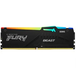 KINGSTON DIMM DDR5 32GB 6400MTs KF564C32BBEA-32 FURY Beast Black RGB EXPO