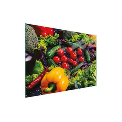 shumee STEKLENA DESKA ZA REZANJE 30x22 ZELENJAVA