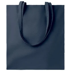 VREĆICE ZA KUPOVINU PAMUČNA 38X42CM-DUGE RUČKE MIDOCEANBRANDS MO9268-85 TAMNO PLAVA
