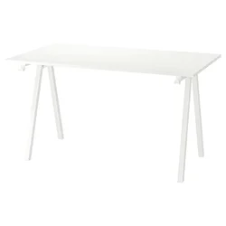TROTTEN Radni sto, bela, 140x80 cm
