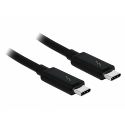 Kabel DELOCK, Thunderbolt 3 (M) USB-C na Thunderbolt 3 (M) USB-C, pasivni, 1m