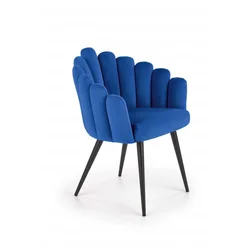 eoshop Oblazinjen jedilni stol K410, temno modra