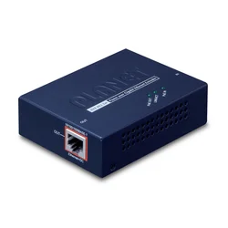 PLANET POE-E201 network extender Network transmitter & receiver Blue