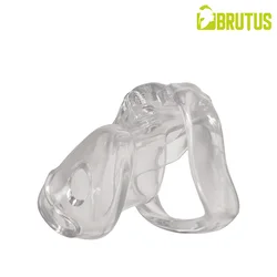 Brutus Clicklock Chastity Cage Clear