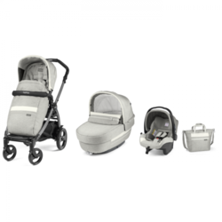 Peg Perego modularni sistem Elite, Book 51, Titanium ogrodje, Luxe Pure