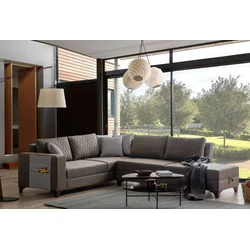ATELIER DEL SOFA Ugaona garnitura Loft Brown