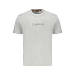 Napapijri Majica S-Box Logo NP0A4IFL Siva Regular Fit
