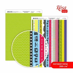 Papirji za scrapbooking Color Style A4 - No. 7