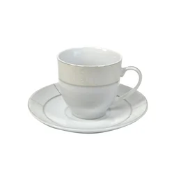 PORCELAN SET ZA KAFU 180ml 6/1 (SILVER) SZ-6-G2276