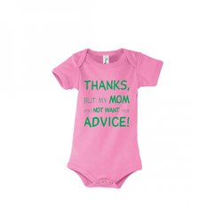 Babys bodysuit Thanks for the advice
