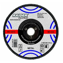 Raider RD 160117 Ploča za sečenje, 125x1.6x22.2mm