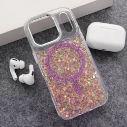 Maska Mag Case Glue za iPhone 17 Pro Max ljubicasta