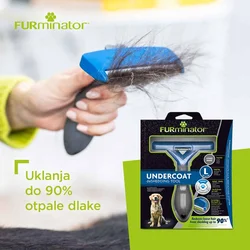 Furminator za kratkodlake pse Undercoat Short Hair - XS