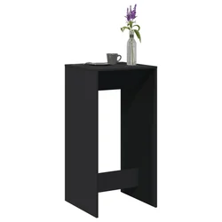 Barski stol crni 51 x 50 x 103,5 cm od konstruiranog drva