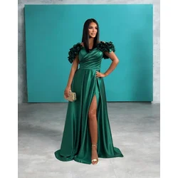 Squareonline Ženska haljina Emerald Bloom, Zelena