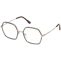 Tom Ford Muški okvir za dioptrijske naočare Blue Block 0FT5615-B 5255, Smeđi
