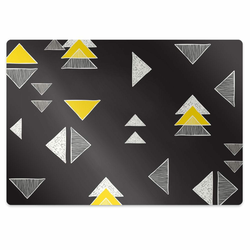 Decormat Podloga za stol Drawed triangles 140x100 cm 2 cm