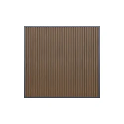 WPC stena Antares 2.65m, Antracit, Videz lesa (teak)