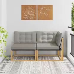 Sekcionalna sofa s jastukom Bijela 162,5 x 83 x 73 cm