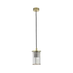 Argon 8755 - Spoljašnji luster na sajli NORFOLK 1xE27/15W/230V IP44 zlatna