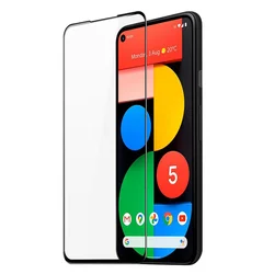 Dux Ducis 10D zaštitno staklo od kaljenog stakla, puna pokrivenost s okvirom za Google Pixel 5, crna
