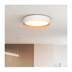 Solight WO8017 - prigušiva LED stropna svetiljka LARIOS LED/48W/230V + daljinski upravljač, prečnik 39 cm, bela