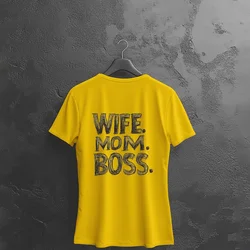 Camiseta Majica sa štampanim printom Cam 886, Ženska, Zlatne boje
