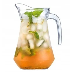 33 Steklen vrč za pijačo, sok, limonado, vodo 1,3 l