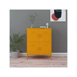 Ormarić za pohranu boja senfa 80 x 35 x 101,5 cm čelični