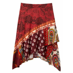 Desigual dámská sukně Fal Indira XL crvena