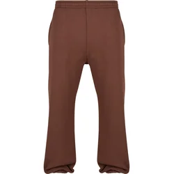 Mens basic sweatpants Fluffy brown