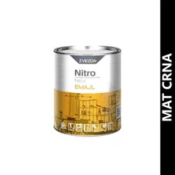 HELIOS Nitro emajl za drvo i metal 0.75 l mat crna