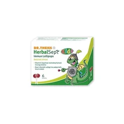 Dr Theiss Herbalsept Immun Lizalice za decu, 6 komada