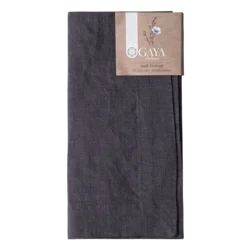 Antracitna platneni prtiček 35 x 50 cm — Gaya Ambiente - 596448