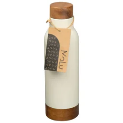 BOCA TERMO MOLU COTE DAZUR 3978 METALNA S DRVENIM POKLOPCEM 630ML BIJELA