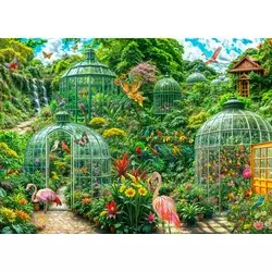 BlueBird - Puzzle Vrtni rastlinjaki - 1 500 kosov