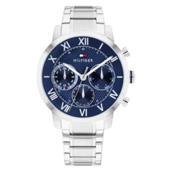 Tommy Hilfiger Muški kvarcni sat, Plavo-srebrne boje
