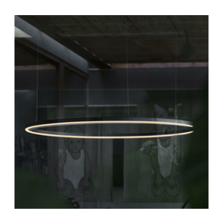 Ideal Lux - LED luster na sajli ORACLE SLIM LED/29W/230V 4000K preč. 50 cm crna