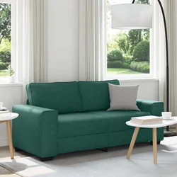 Dvosjed Sofa Tamnozelena 180x77x82 cm Tkanina