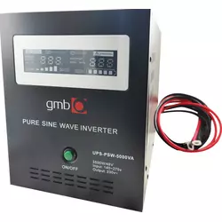 GEMBIRD UPS čist sinusni pretvarač sa produženom autonomijom PSW-5000VA, GMB long, 3500 W, 220/48 V, Crni