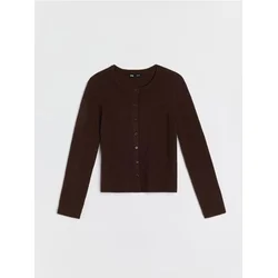 Sinsay - Kardigan sa vunom - dark grey jeans