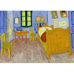 Enjoy - Puzzle Vincent Van Gogh: Bedroom in Arles - 1 000 kosov