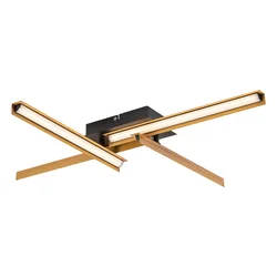 RABALUX LED plafonjera Remiel crna