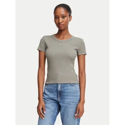 HUGO Majica Easy 50523924 Zelena Slim Fit