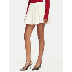 Vero Moda Mini krilo Sofia 10350924 Bela Regular Fit