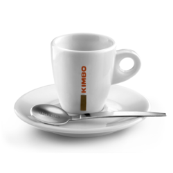 KIMBO Set šoljica i tacnica za espresso 6/1