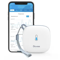 Govee - Termometar i higrometar sa displejem 3xAAA Wi-Fi