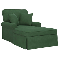 Ležaljka s suknjom 3 pcs Jungle zelena Kordura tekstil